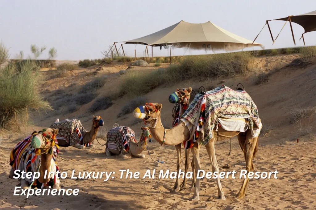Al Maha Desert Resort Dubai luxury desert experience