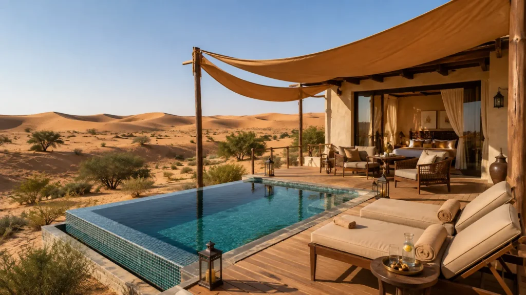 Luxury villa at Al Maha Desert Resort Dubai