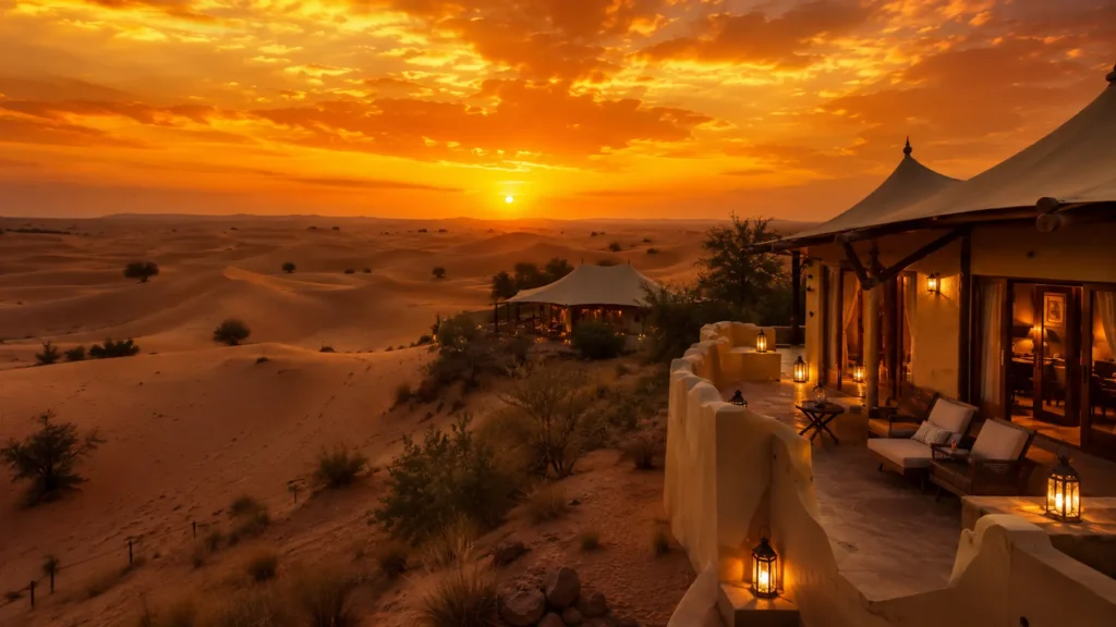 Al Maha Desert Resort Dubai luxury desert experience