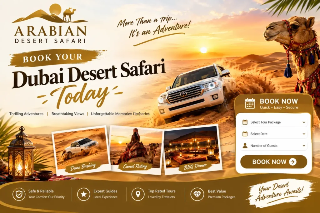 Book your Dubai desert safari with Arabian Desert Safari